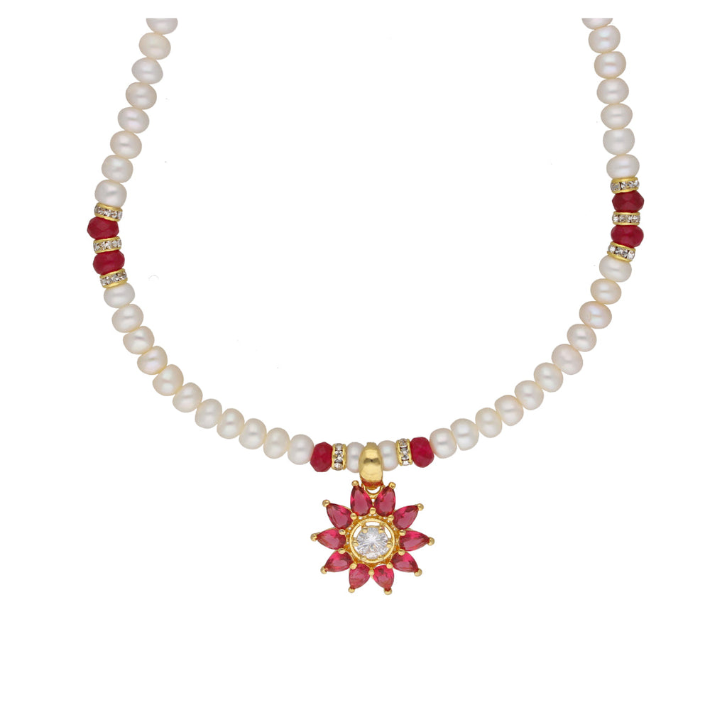 J Pearls Abdhija 1 Line Pearl Sets - Real Pearl Jewelry