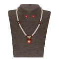 J Pearls Abdhija 1 Line Pearl Sets - Real Pearl Jewelry