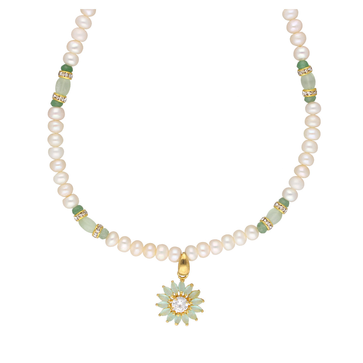 J Pearls Babita 1 Line Pearl Sets - Real Pearl Jewelry | Grocsy