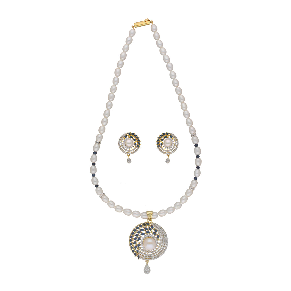 J Pearls Candalini 1 Line Pearl Sets - Real Pearl Jewelry | Grocsy