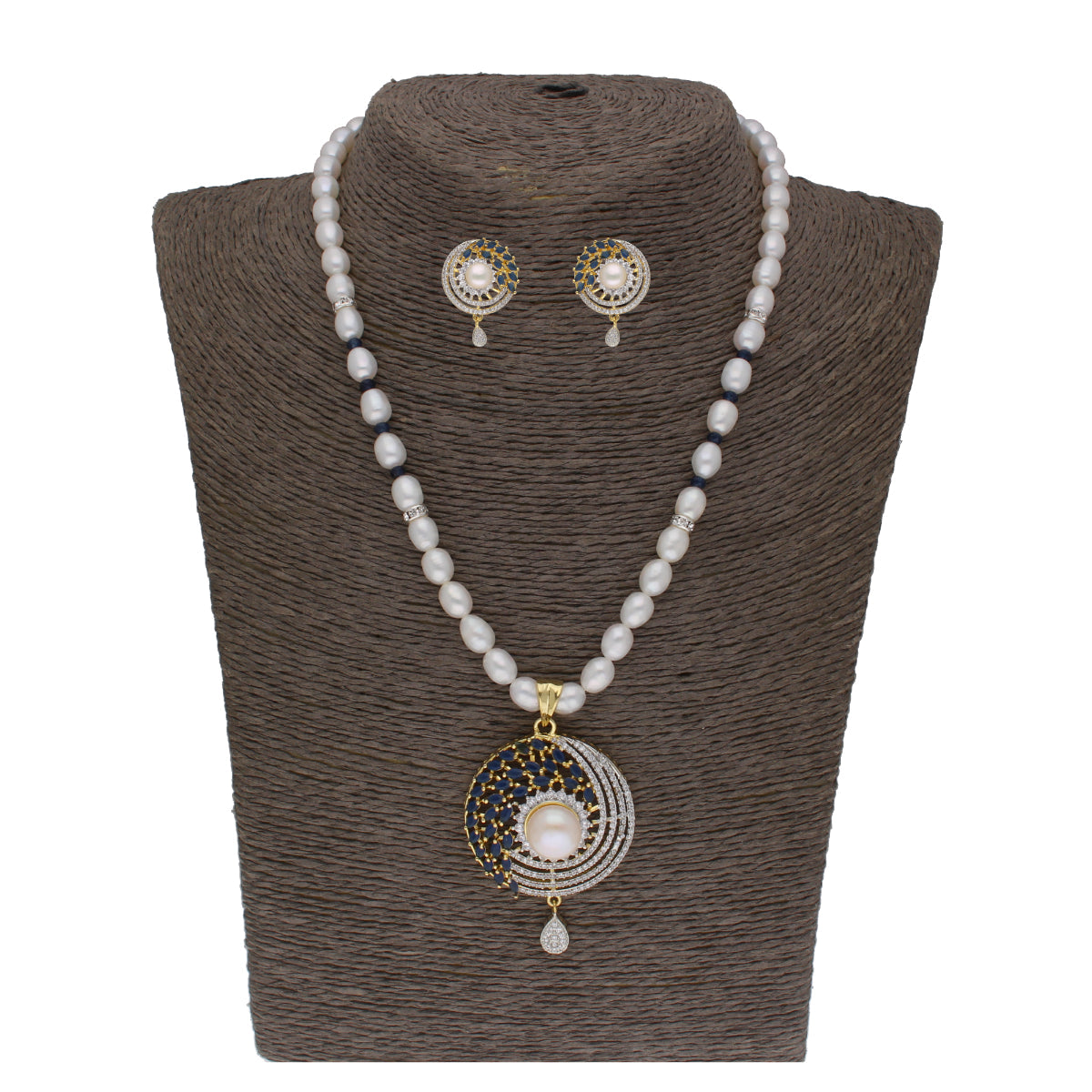J Pearls Candalini 1 Line Pearl Sets - Real Pearl Jewelry | Grocsy