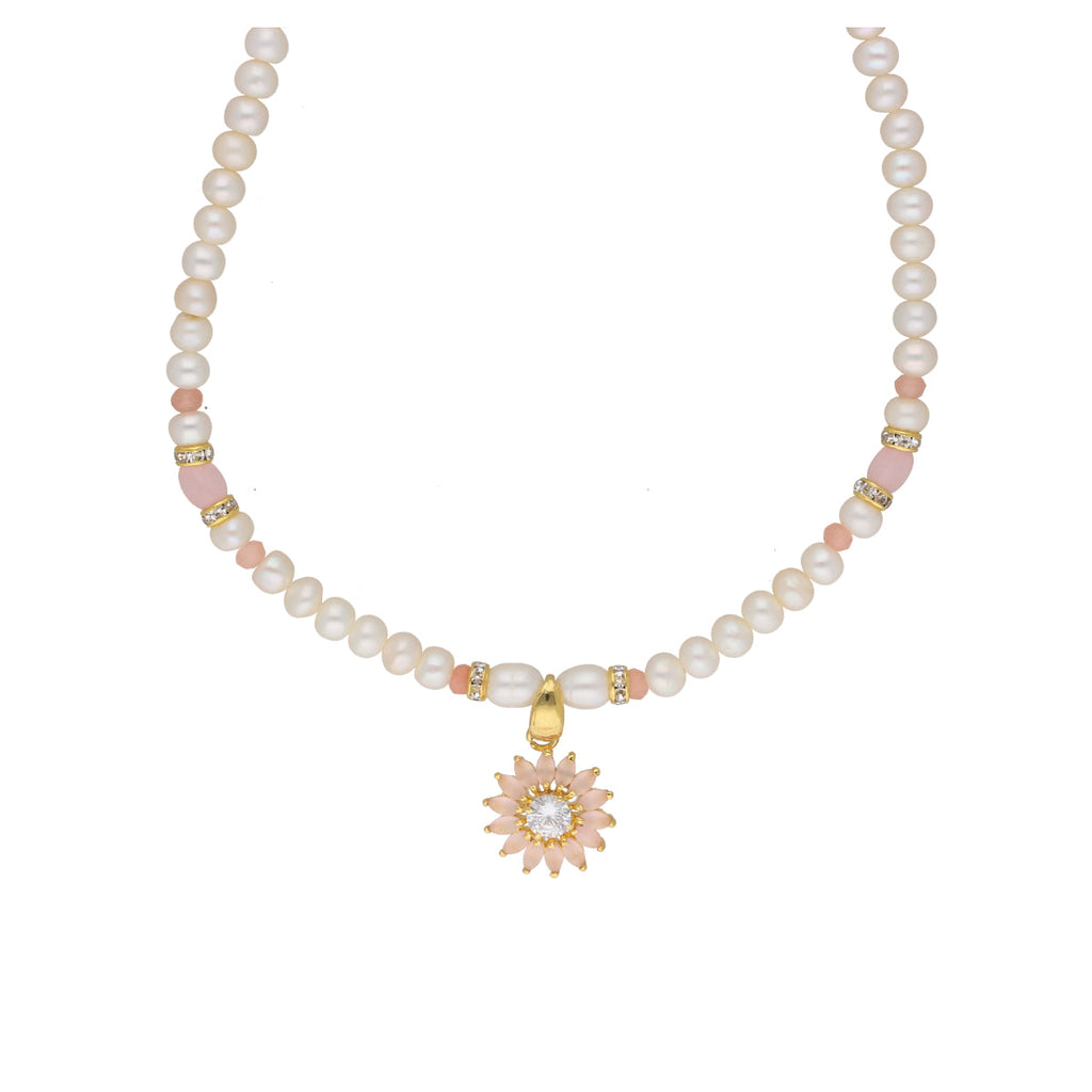J Pearls Dhavni 1 Line Pearl Sets - Real Pearl Jewelry | Grocsy
