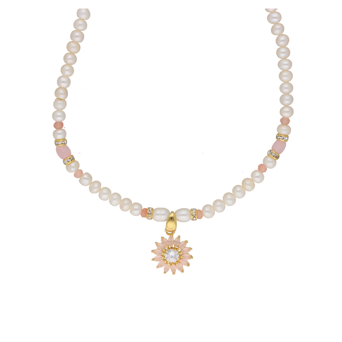 J Pearls Dhavni 1 Line Pearl Sets - Real Pearl Jewelry | Grocsy