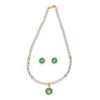 J Pearls Bahupuspa 1 Line Pearl Sets - Real Pearl Jewelry