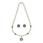J Pearls Eeshika 1 Line Pearl Sets - Real Pearl Jewelry | Grocsy