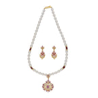 J Pearls Dheeksha 1 Line Pearl Sets - Real Pearl Jewelry