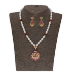 J Pearls Dheeksha 1 Line Pearl Sets - Real Pearl Jewelry