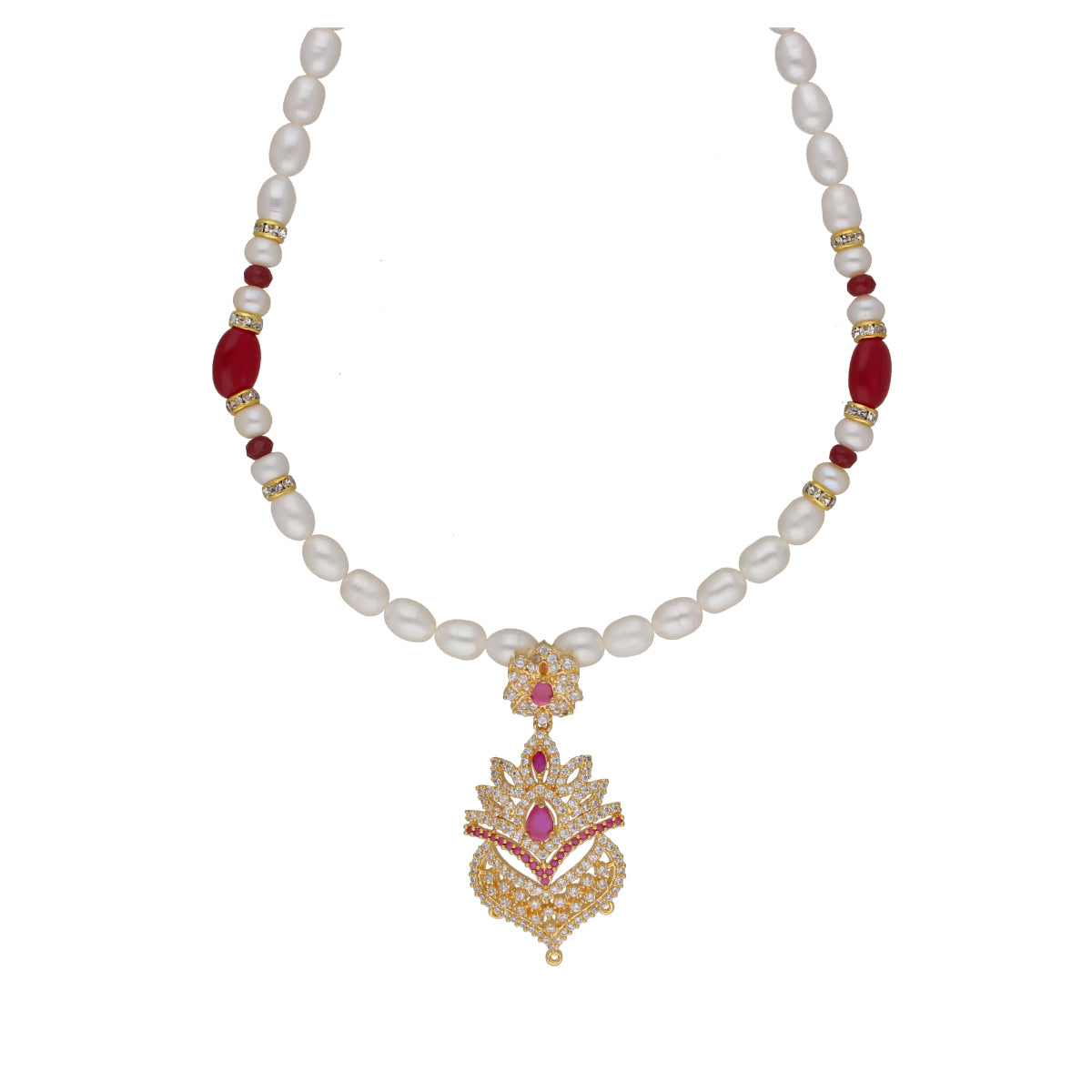J Pearls Fritha 1 Line Pearl Sets - Real Pearl Jewelry | Grocsy