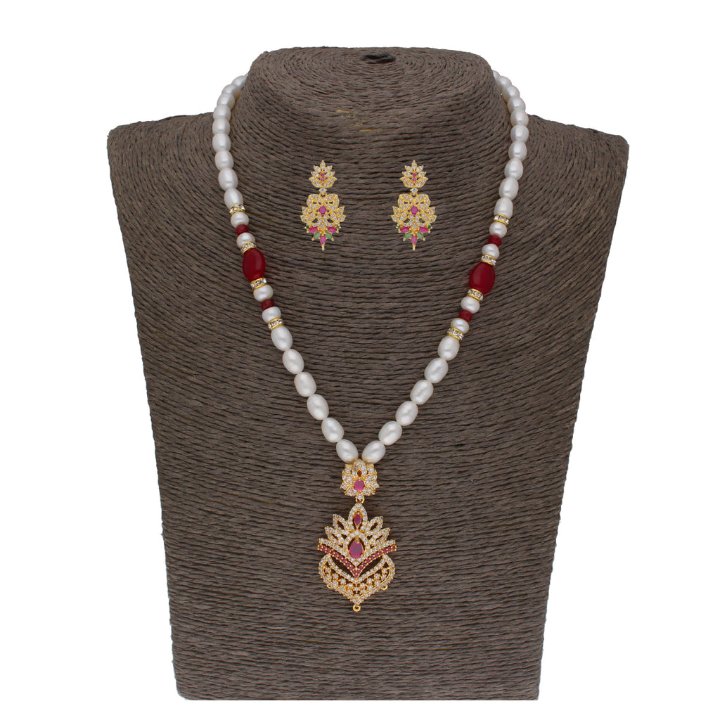 J Pearls Fritha 1 Line Pearl Sets - Real Pearl Jewelry | Grocsy