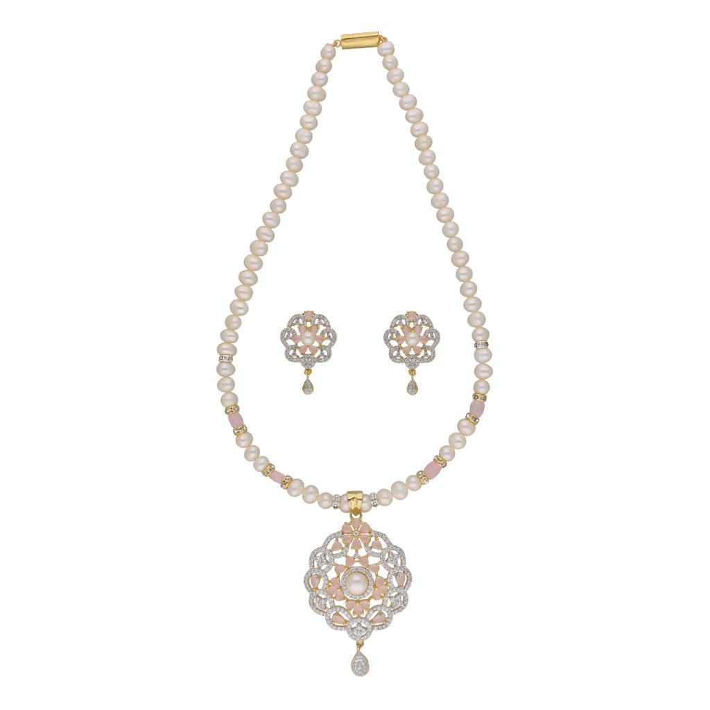 J Pearls Hemal 1 Line Pearl Sets - Real Pearl Jewelry | Grocsy