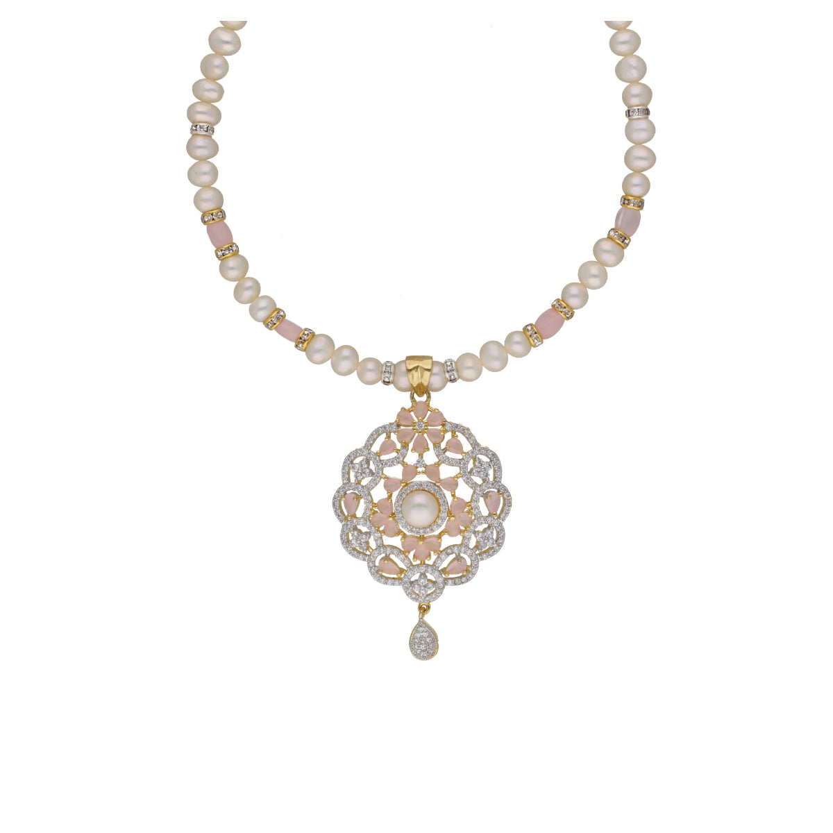 J Pearls Hemal 1 Line Pearl Sets - Real Pearl Jewelry | Grocsy