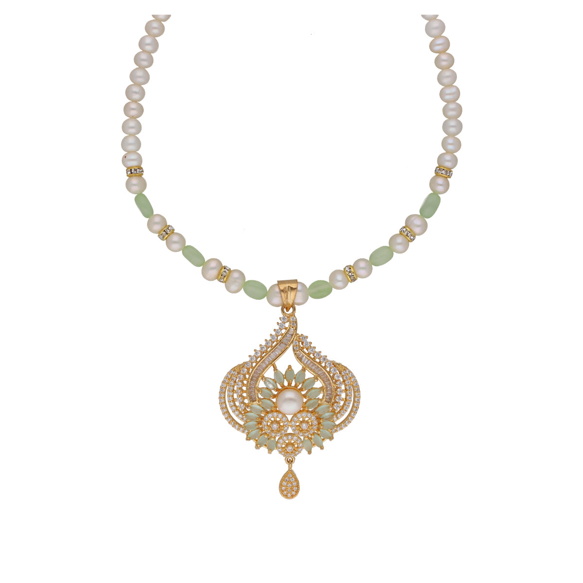 J Pearls Fatehjit 1 Line Pearl Sets - Real Pearl Jewelry | Grocsy