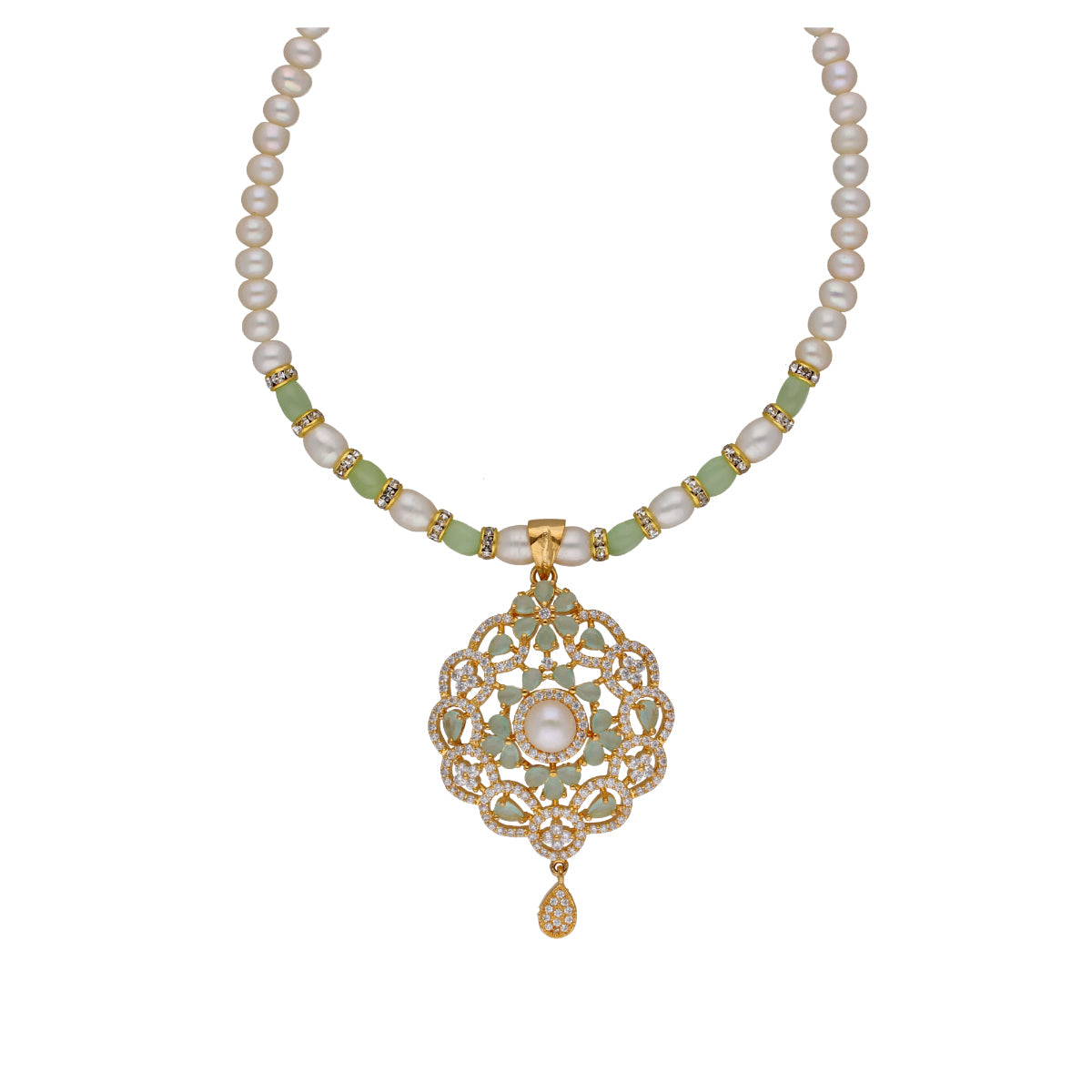 J Pearls Bahgvanti 1 Line Pearl Sets - Real Pearl Jewelry | Grocsy