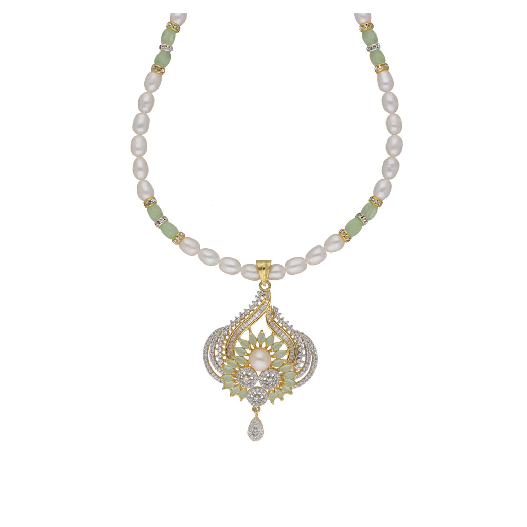 J Pearls Dhavni 1 Line Pearl Sets - Real Pearl Jewelry | Grocsy
