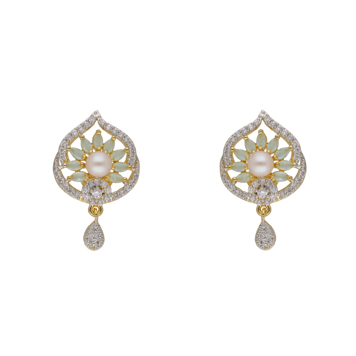 J Pearls Dhavni 1 Line Pearl Sets - Real Pearl Jewelry | Grocsy