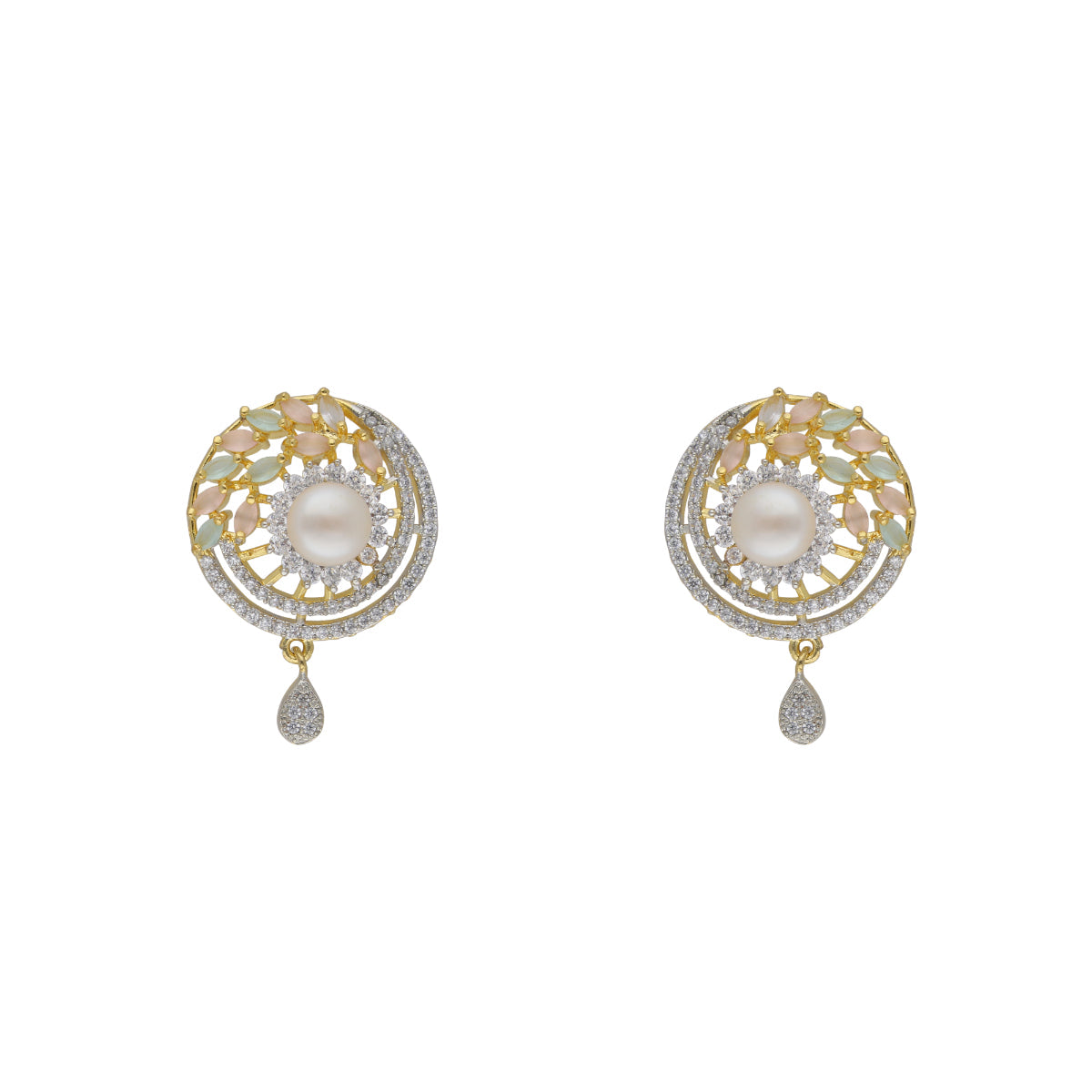 J Pearls Baani 1 Line Pearl Sets - Real Pearl Jewelry | Grocsy