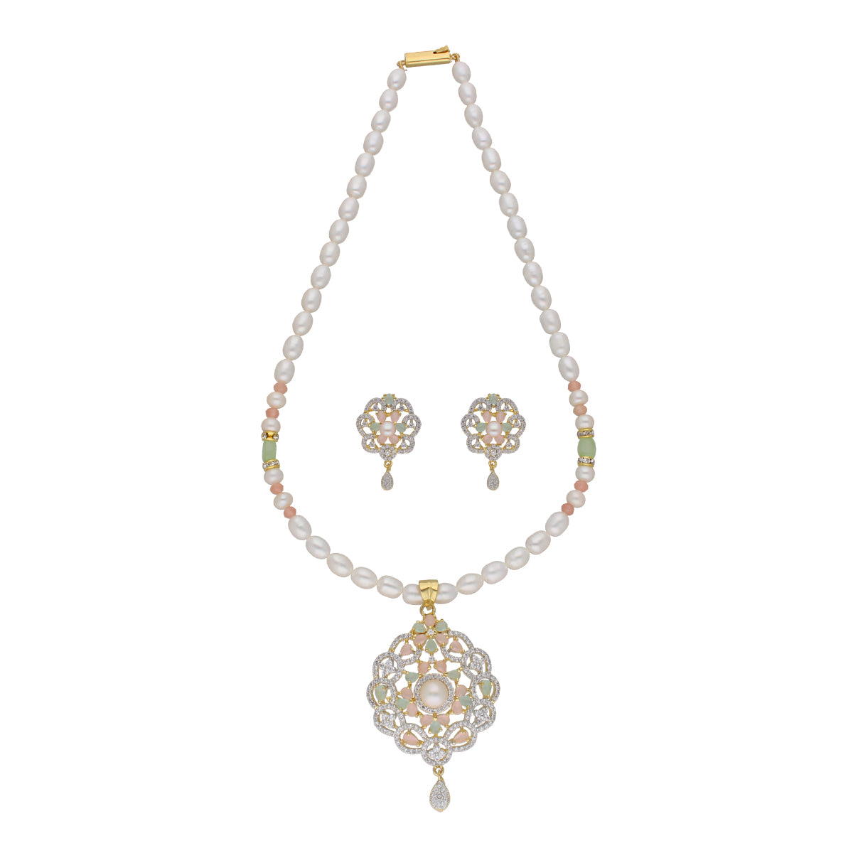 J Pearls Cherry 1 Line Pearl Sets - Real Pearl Jewelry | Grocsy