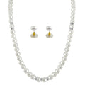 J Pearls White Single Line Pearl Necklace - Real Pearl Jewelry | Grocsy