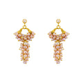 J Pearls Stunning Pink Balis - Real Pearl Jewelry | Grocsy