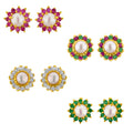 J Pearls Green Earrings - Real Pearl Jewelry | Grocsy