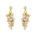 J Pearls Grape Gucha Hangings - Real Pearl Jewelry | Grocsy
