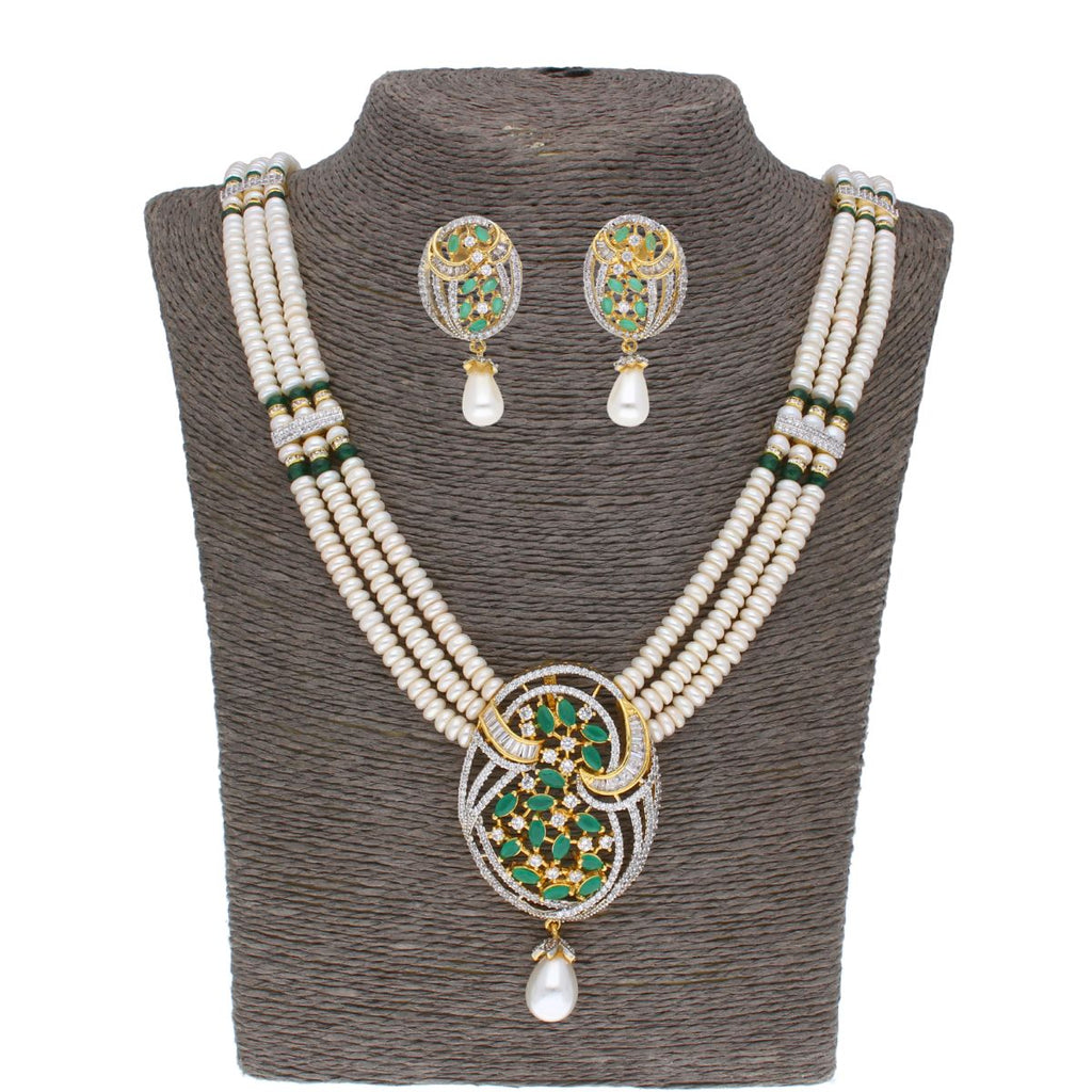 J Pearls Chantrea Pearl Set - Real Pearl Jewelry | Grocsy