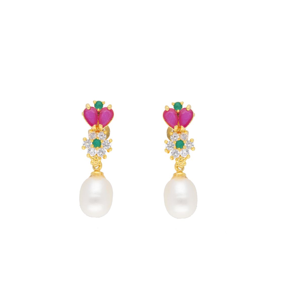 J Pearls Eva Pearl Earrings - Real Pearl Jewelry | Grocsy