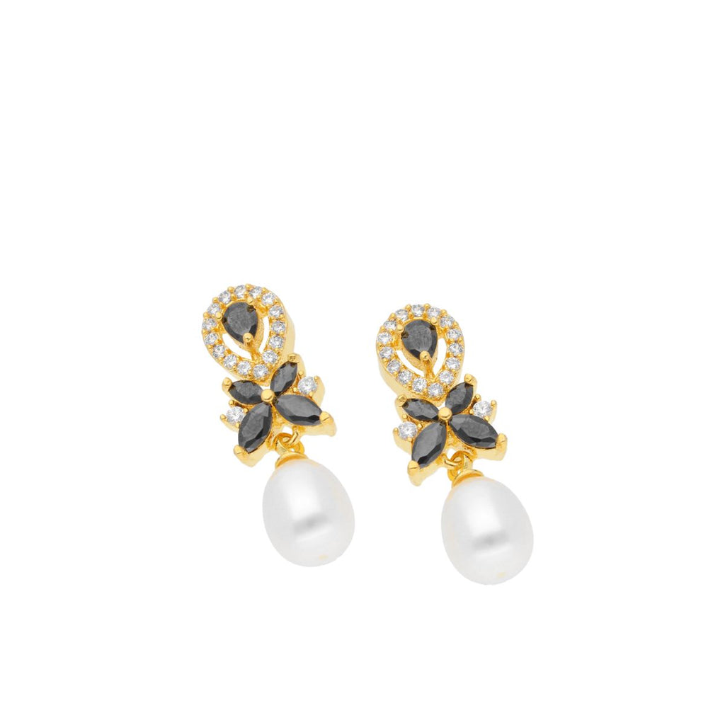 J Pearls Abarna Pearl Earrings - Real Pearl Jewelry | Grocsy