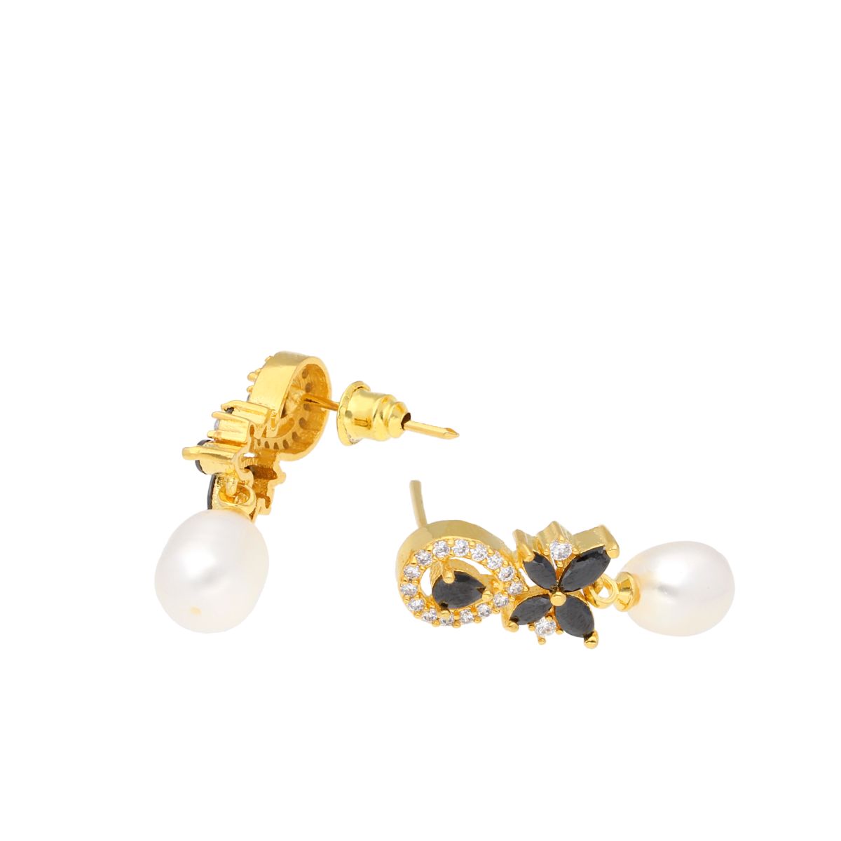 J Pearls Abarna Pearl Earrings - Real Pearl Jewelry | Grocsy