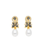 J Pearls Abarna Pearl Earrings - Real Pearl Jewelry | Grocsy