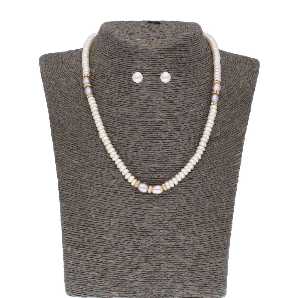 J Pearls Camundi 1 Line Pearl Set - Real Pearl Jewelry | Grocsy