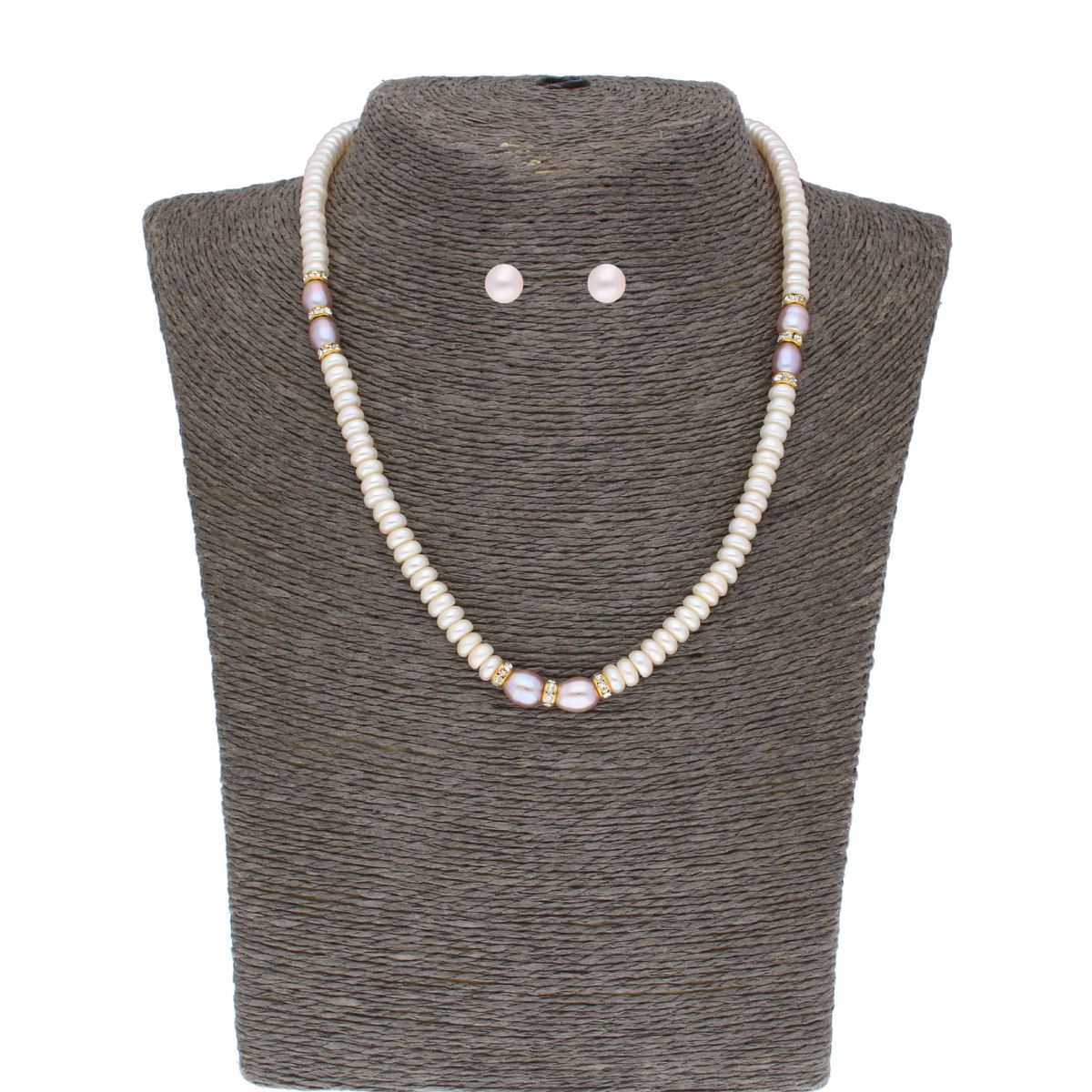 J Pearls Camundi 1 Line Pearl Set - Real Pearl Jewelry | Grocsy