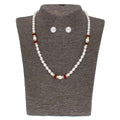 J Pearls Navishka 1 Line Pearl Set - Real Pearl Jewelry