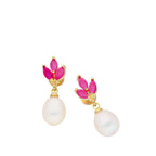 J Pearls Noha Pearl Earrings - Real Pearl Jewelry | Grocsy