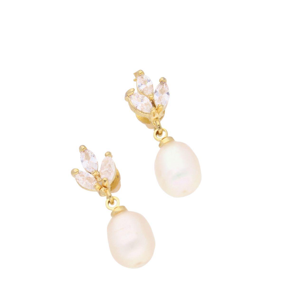 J Pearls Baasima Pearl Earrings - Real Pearl Jewelry | Grocsy