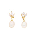 J Pearls Baasima Pearl Earrings - Real Pearl Jewelry | Grocsy