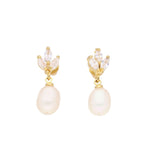 J Pearls Baasima Pearl Earrings - Real Pearl Jewelry | Grocsy