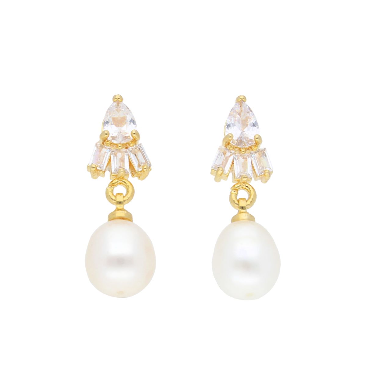 J Pearls Dove Pearl Earrings - Real Pearl Jewelry | Grocsy