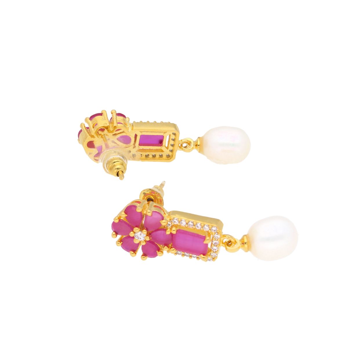 J Pearls Ishika Pearl Earrings - Real Pearl Jewelry | Grocsy