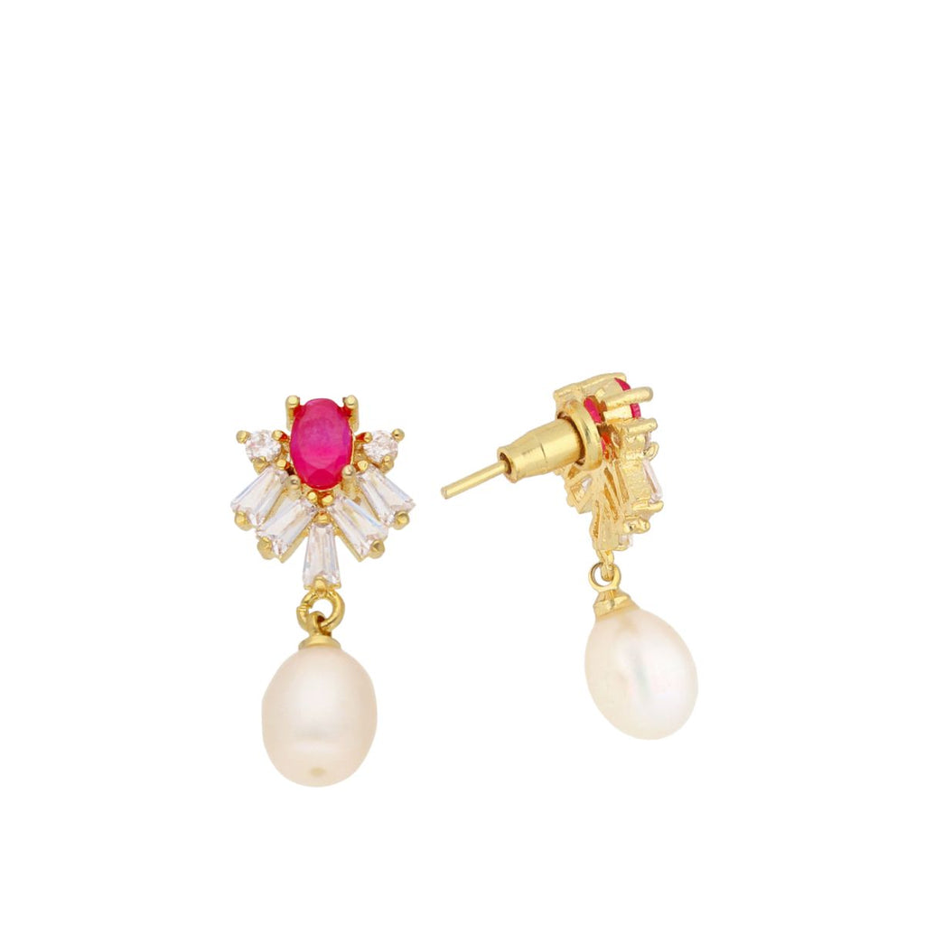 J Pearls Falak Pearl Earrings - Real Pearl Jewelry | Grocsy