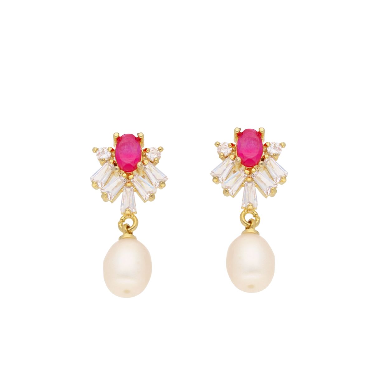 J Pearls Falak Pearl Earrings - Real Pearl Jewelry | Grocsy