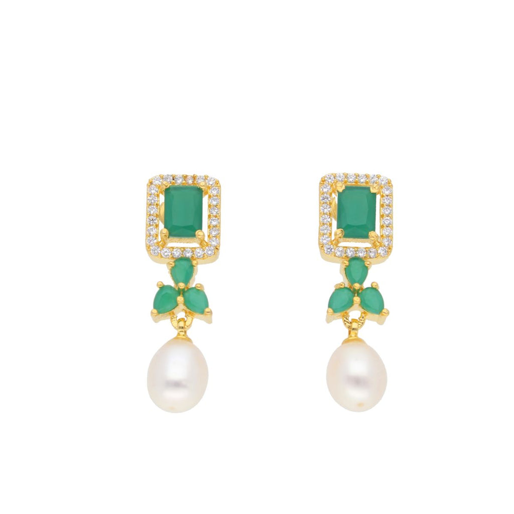 J Pearls Jaanvi Pearl Earrings - Real Pearl Jewelry | Grocsy