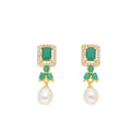 J Pearls Jaanvi Pearl Earrings - Real Pearl Jewelry | Grocsy
