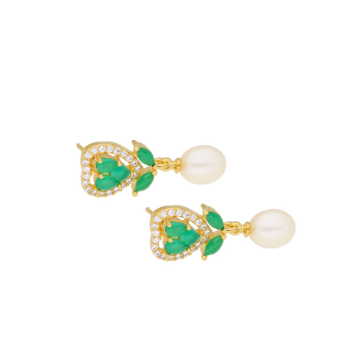 J Pearls Theertha Pearl Earrings - Real Pearl Jewelry | Grocsy
