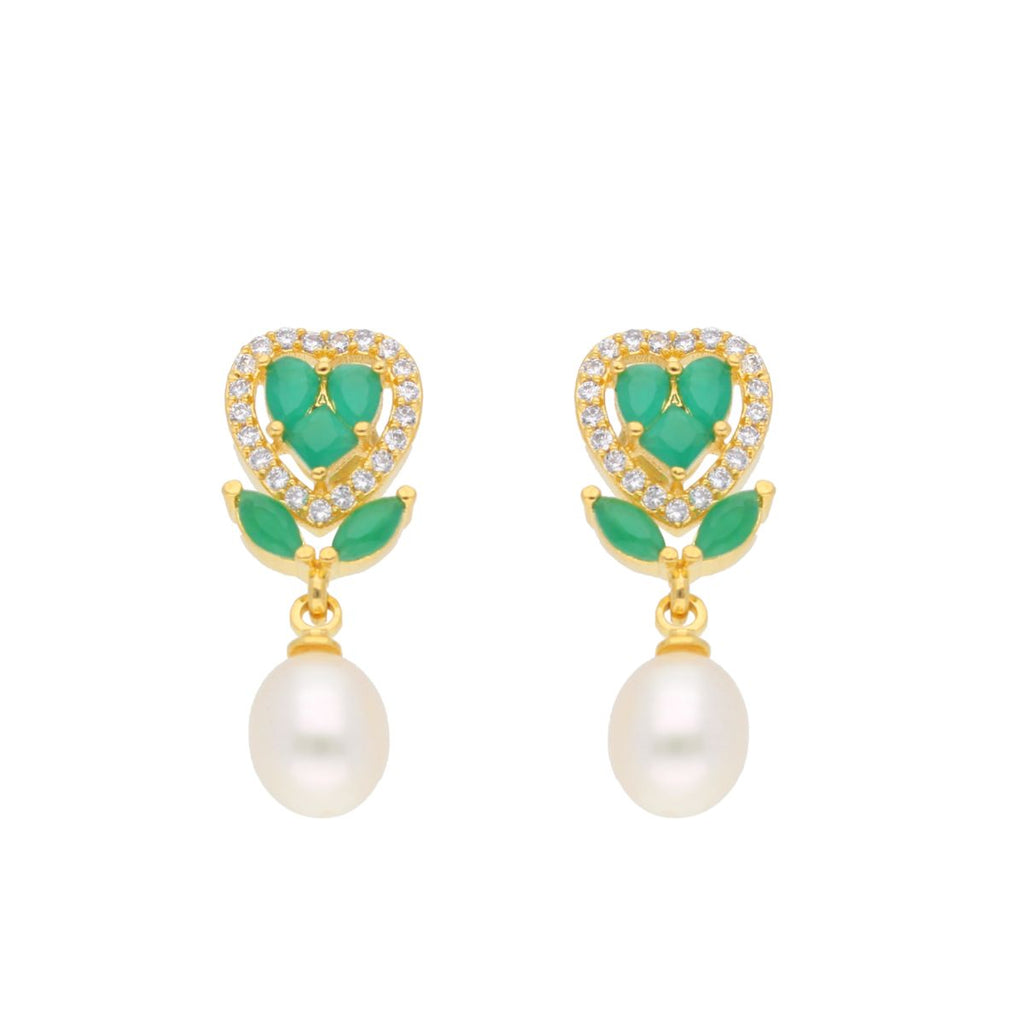 J Pearls Theertha Pearl Earrings - Real Pearl Jewelry | Grocsy