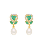 J Pearls Theertha Pearl Earrings - Real Pearl Jewelry | Grocsy
