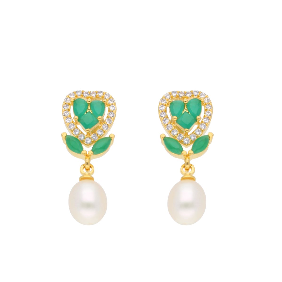 J Pearls Theertha Pearl Earrings - Real Pearl Jewelry | Grocsy