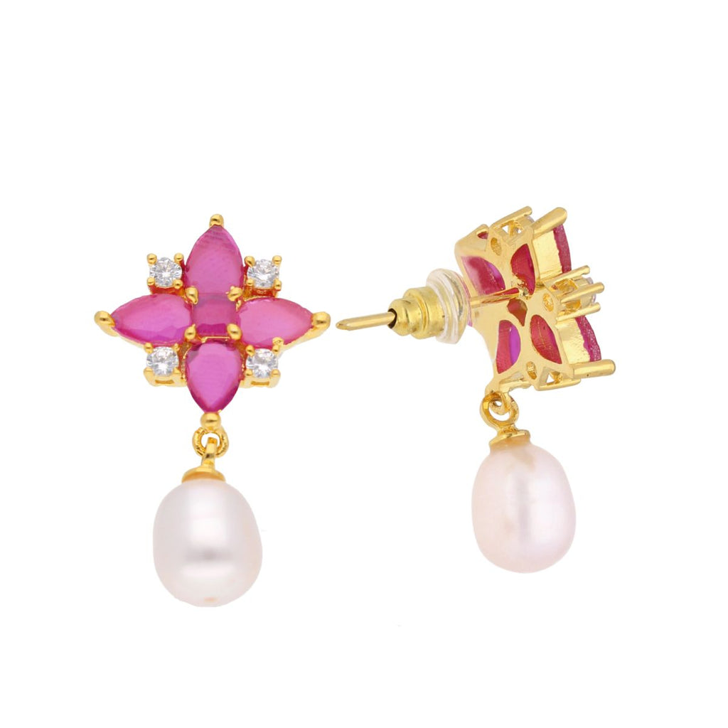 J Pearls Navishka Pearl Earrings - Real Pearl Jewelry | Grocsy