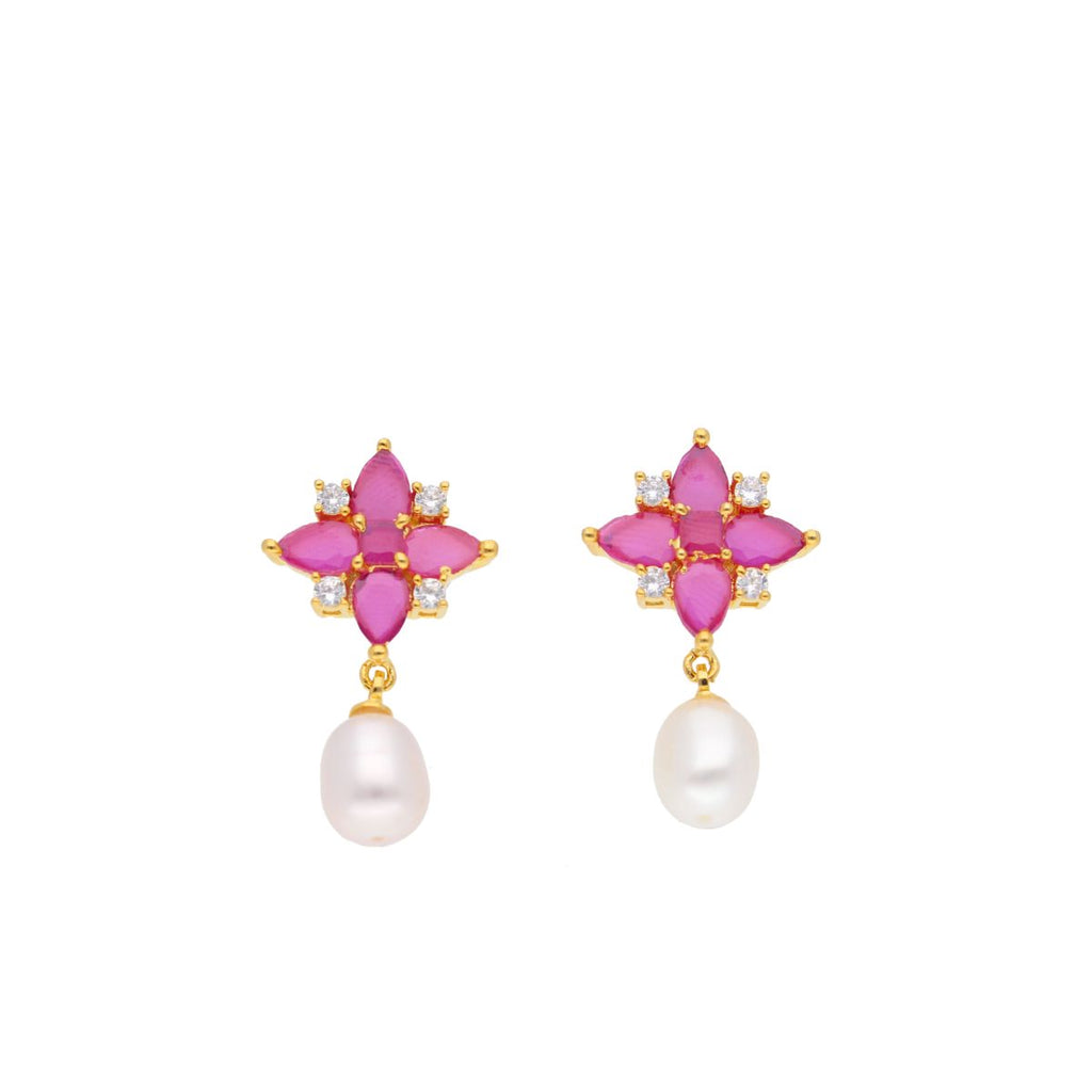 J Pearls Navishka Pearl Earrings - Real Pearl Jewelry | Grocsy