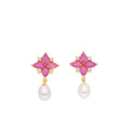 J Pearls Navishka Pearl Earrings - Real Pearl Jewelry | Grocsy